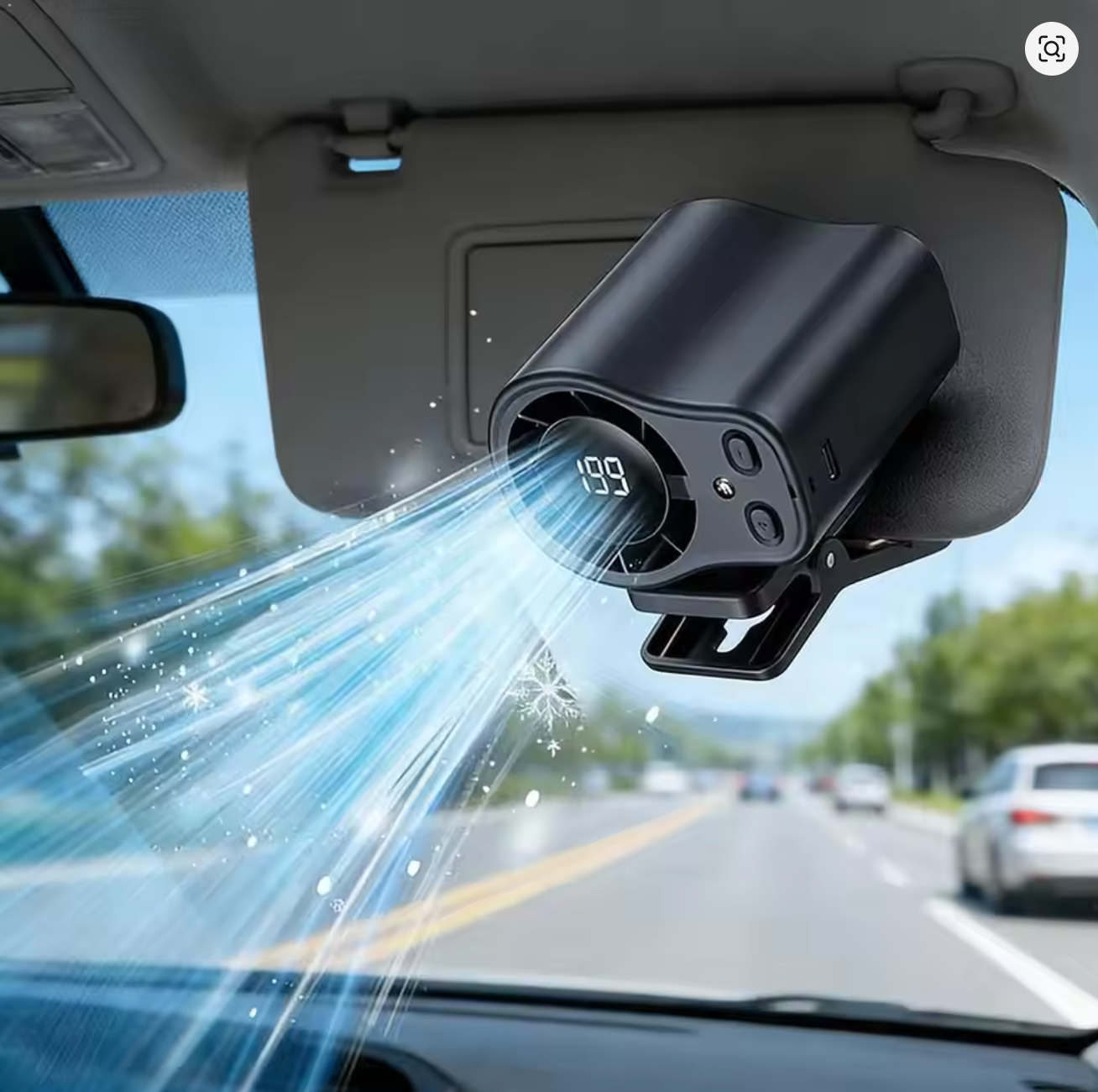 Lenux Portable Car Clip Fan
